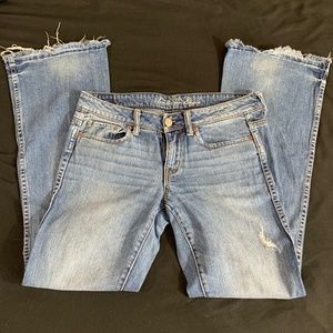 American Eagle Vintage Flare Distressed Jeans